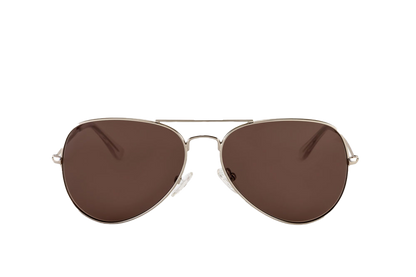 Maverick Sunglasses (Brown) Front View